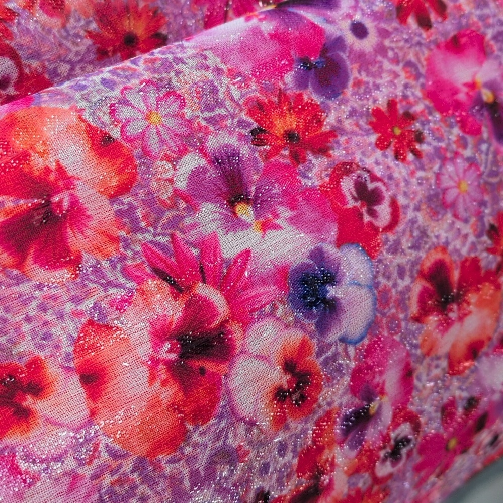 Tahari Seliah Dress Floral With Gold Chain Accents NWT - Picture 10 of 14